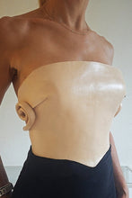 Charger l'image dans la galerie, Bustier Volutes en cuir (leather)