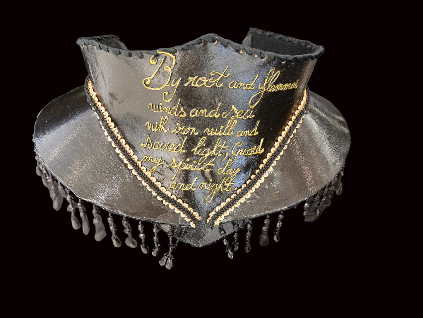 Bustier Incantation sculptural au design mystique, pièce artisanale élégante