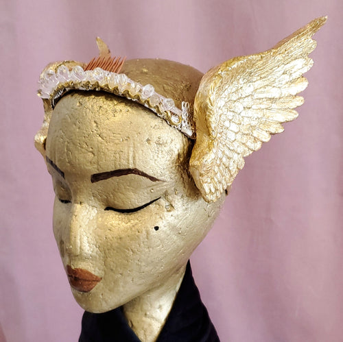 SOLD! Golden wings crown
