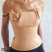 Charger l&#39;image dans la galerie, Bustier Arôme en cuir (leather)