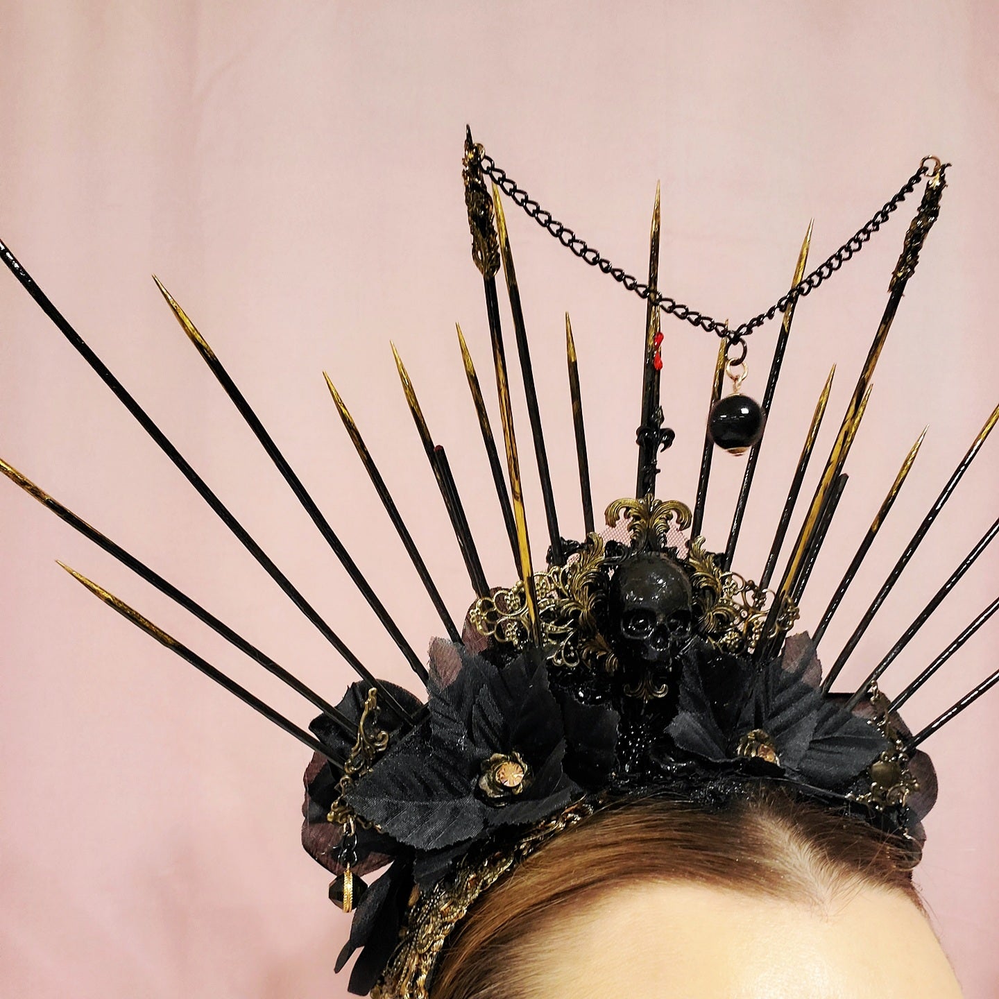 Vendu! SOLD! couronne d'onix