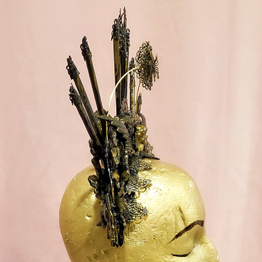 VENDU SOLD! L'ange en couronne